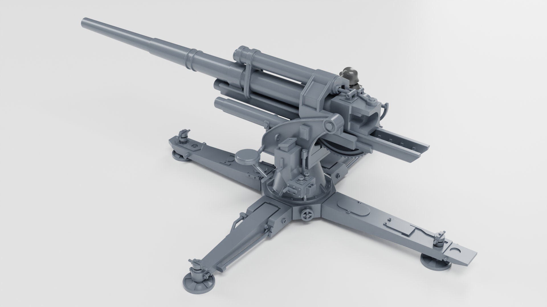 WWII German Anti-aircraft Gun 88mm Flak 18 Various Scales Historical Wargaming