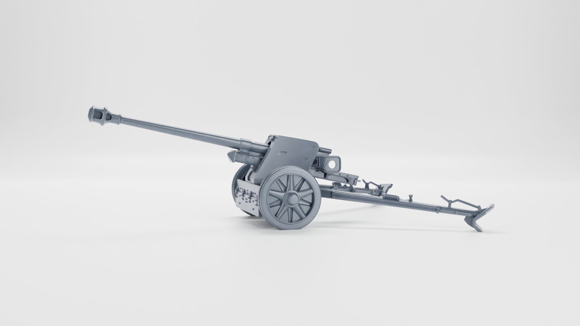 WWII German Anti-tank gun 7.5cm PAK 40 Various Scales Historical Wargaming