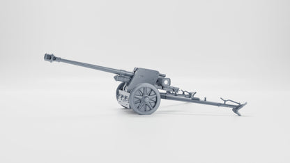 WWII German Anti-tank gun 7.5cm PAK 40 Various Scales Historical Wargaming
