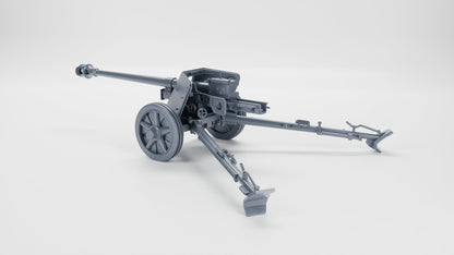 WWII German Anti-tank gun 7.5cm PAK 40 Various Scales Historical Wargaming (US tariffs are pre-paid by us)