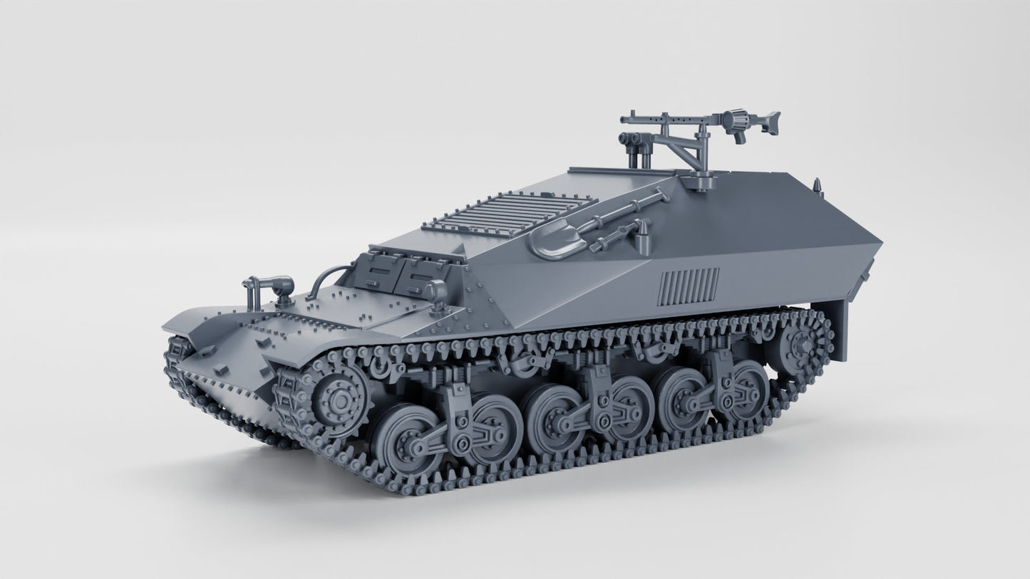 WWII German Grosser Funk und Beobachtungswagen auf GW Lorraine Schlepper (f) Various Scales Historical Wargaming