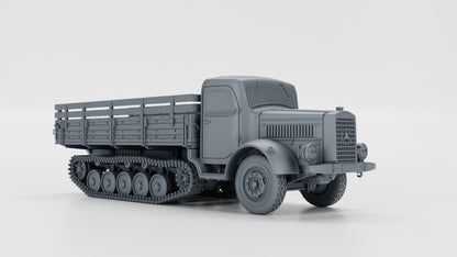 WWII German Mercedes-Benz L4500R Maultier Halftrack Various Scales Historical Wargaming