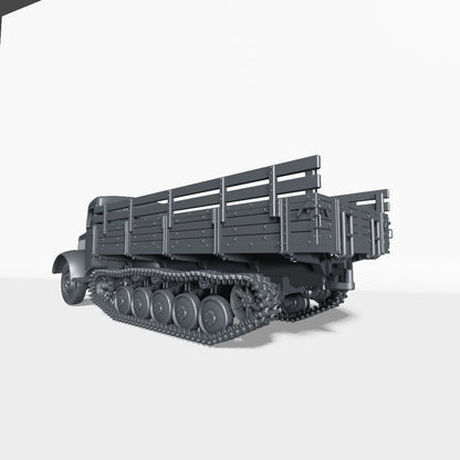 WWII German Mercedes-Benz L4500R Maultier Halftrack Various Scales Historical Wargaming