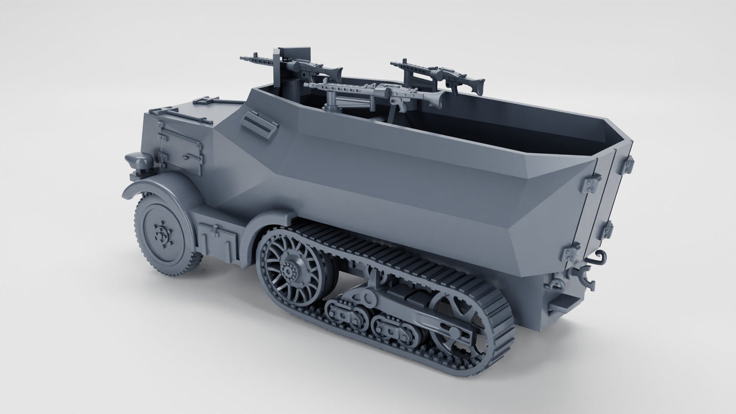 WWII German Unic 304(f) Schutzenpanzer Wagen Various Scales Historical Wargaming (US tariffs are pre-paid by us)