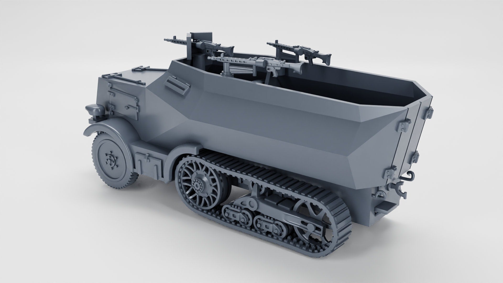 WWII German Unic 304(f) Schutzenpanzer Wagen Various Scales Historical Wargaming