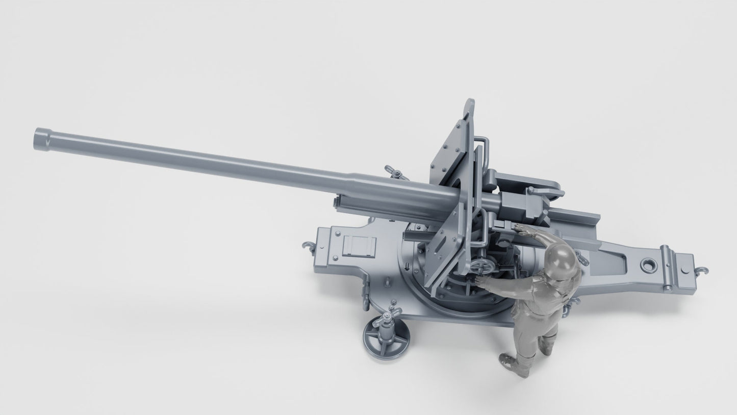 WWII German Anti-tank gun 7.62cm PAK 36 with Crew Various Scales Historical Wargaming (US tariffs are pre-paid by us)