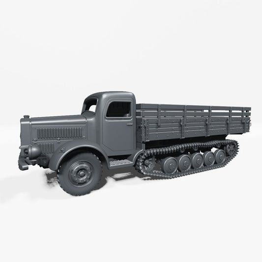 WWII German Mercedes-Benz L4500R Maultier Halftrack Various Scales Historical Wargaming