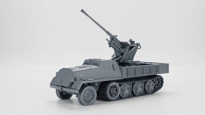 Bolt Action Battlegroup Schwerer Wehrmacht Schlepper with armored cabin With Pak 37 Germany WW2 20mm 28mm - various scales