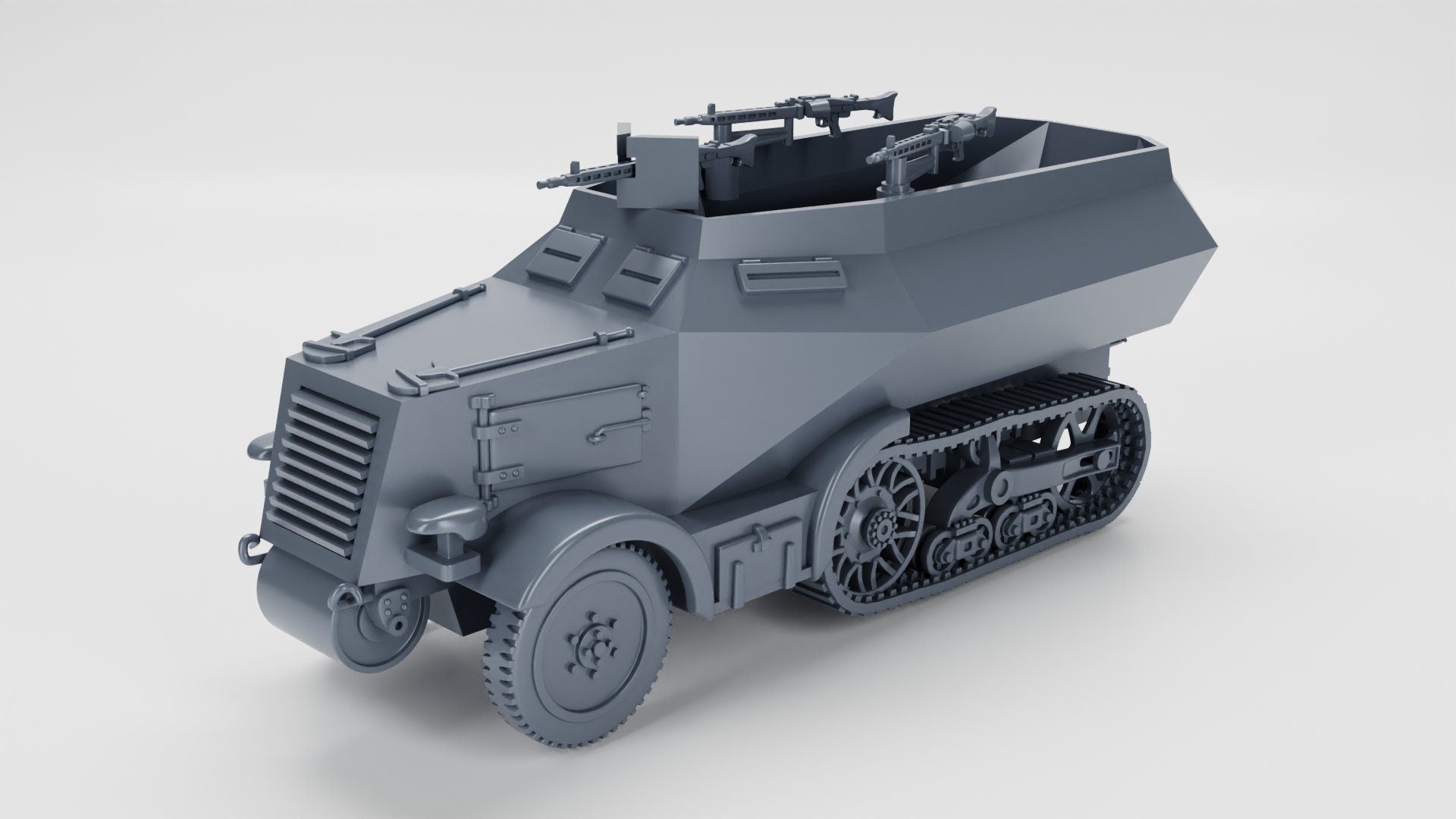 WWII German Unic 304(f) Schutzenpanzer Wagen Various Scales Historical Wargaming (US tariffs are pre-paid by us)