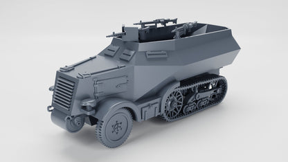 WWII German Unic 304(f) Schutzenpanzer Wagen Various Scales Historical Wargaming (US tariffs are pre-paid by us)
