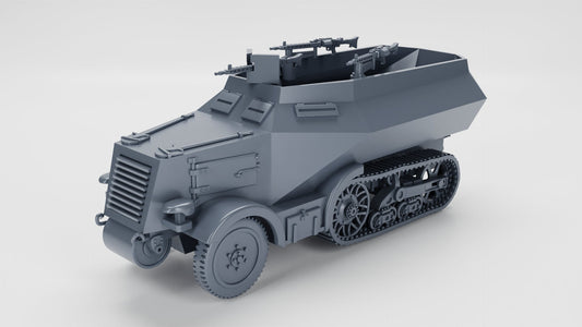 WWII German Unic 304(f) Schutzenpanzer Wagen Various Scales Historical Wargaming (US tariffs are pre-paid by us)