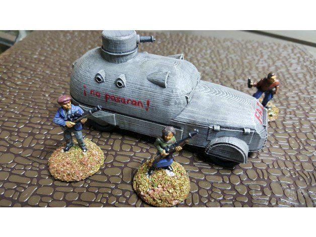 WWII Spanish Constructora Field Various Scales Historical Wargaming