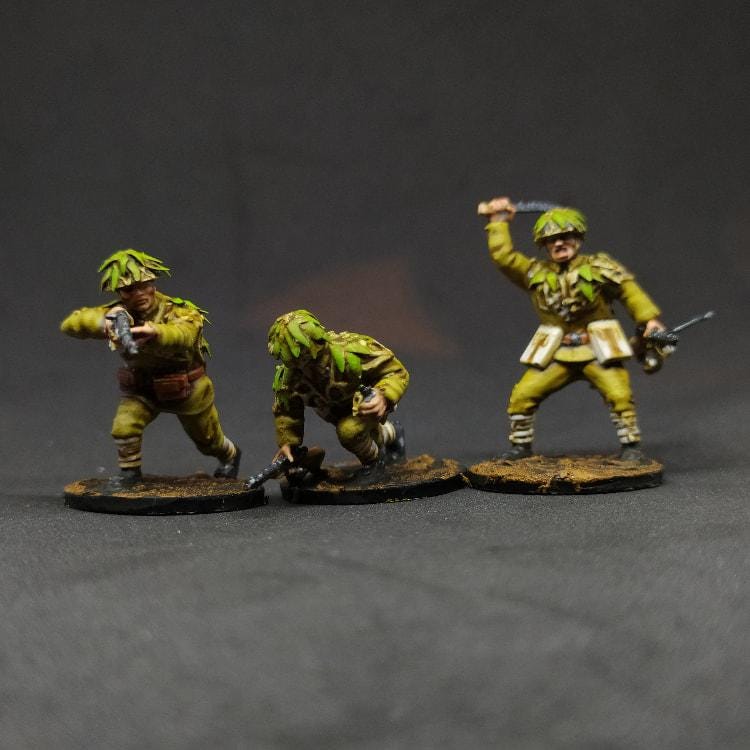 WWII Japanese Scouts Jungle Fighters (6 models) Various Scales Historical Wargaming (US tariffs are pre-paid by us)