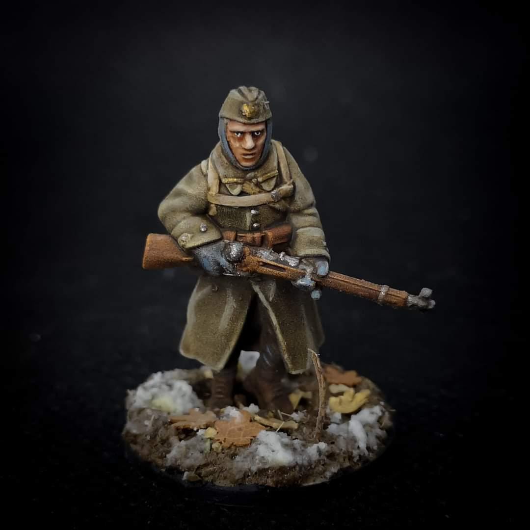 WWII Polish People's Army Infantry Squad (6 models) Various Scales Historical Wargaming (US tariffs are pre-paid by us)