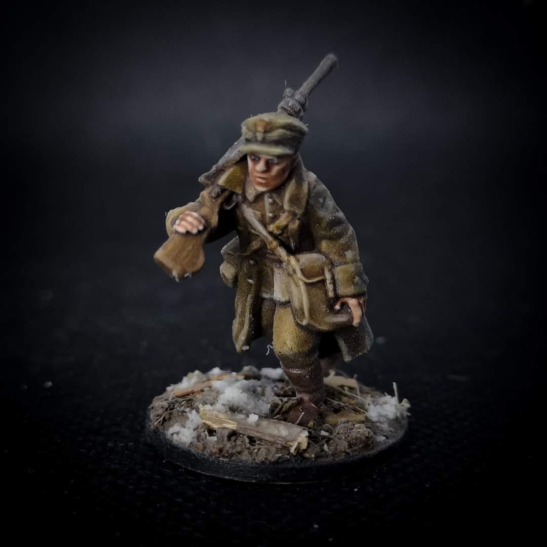 WWII Polish People's Army Infantry Squad (6 models) Various Scales Historical Wargaming (US tariffs are pre-paid by us)