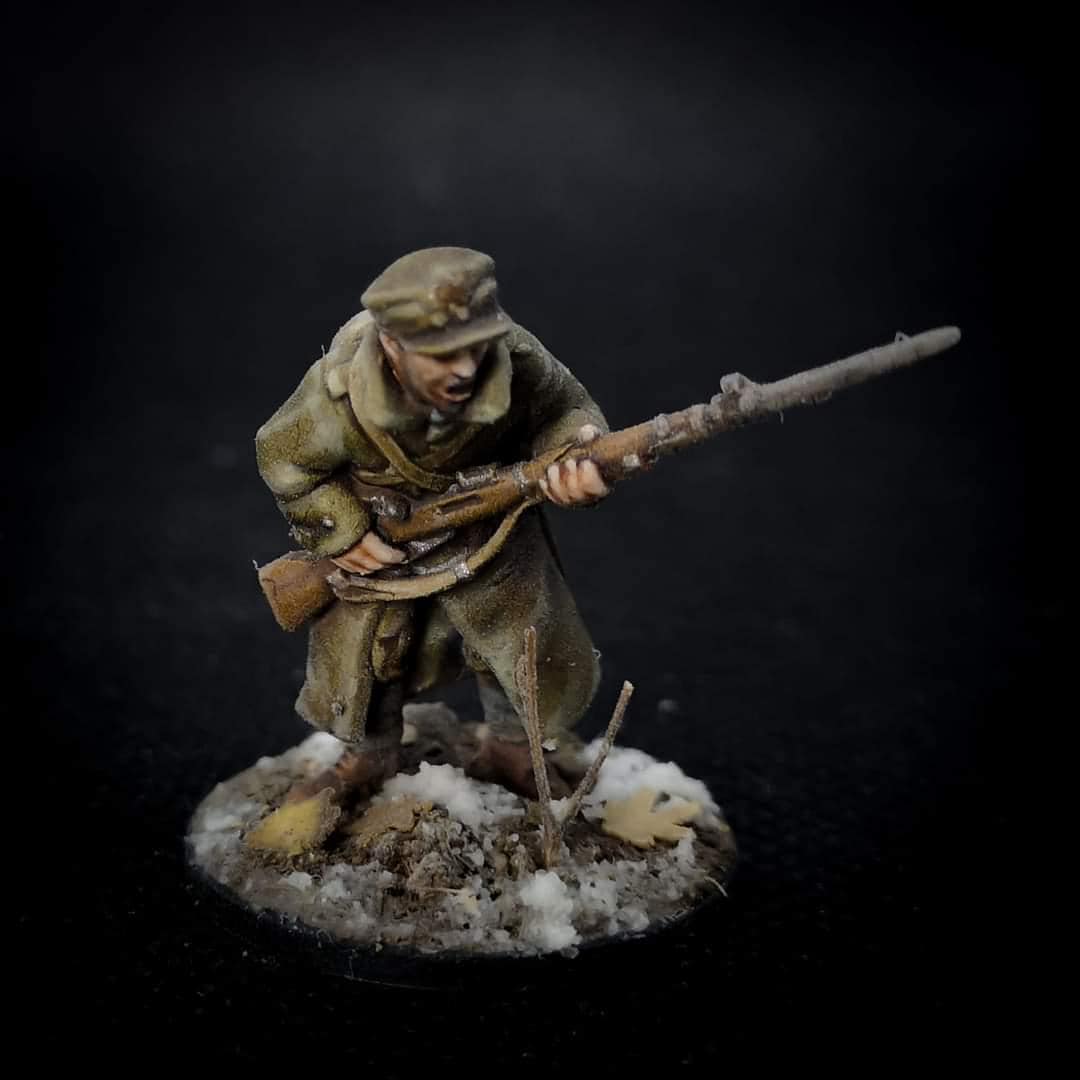 WWII Polish People's Army Infantry Squad (6 models) Various Scales Historical Wargaming (US tariffs are pre-paid by us)