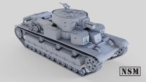 WWII Soviet T28 Tank (two variants) Various Scales Historical Wargaming