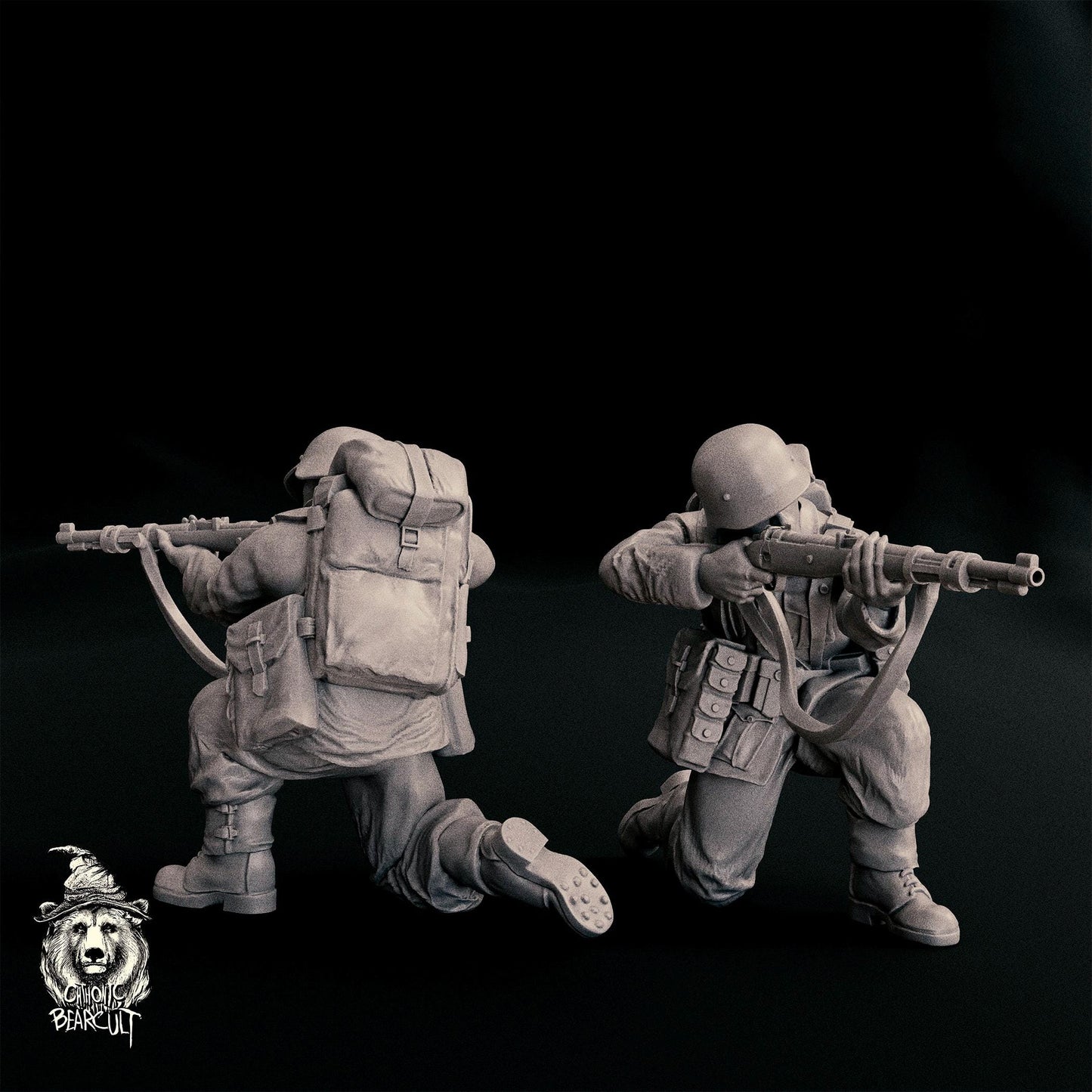 WWII German Assault Pioneer (4 models) Various Scales Historical Wargaming (US tariffs are pre-paid by us)