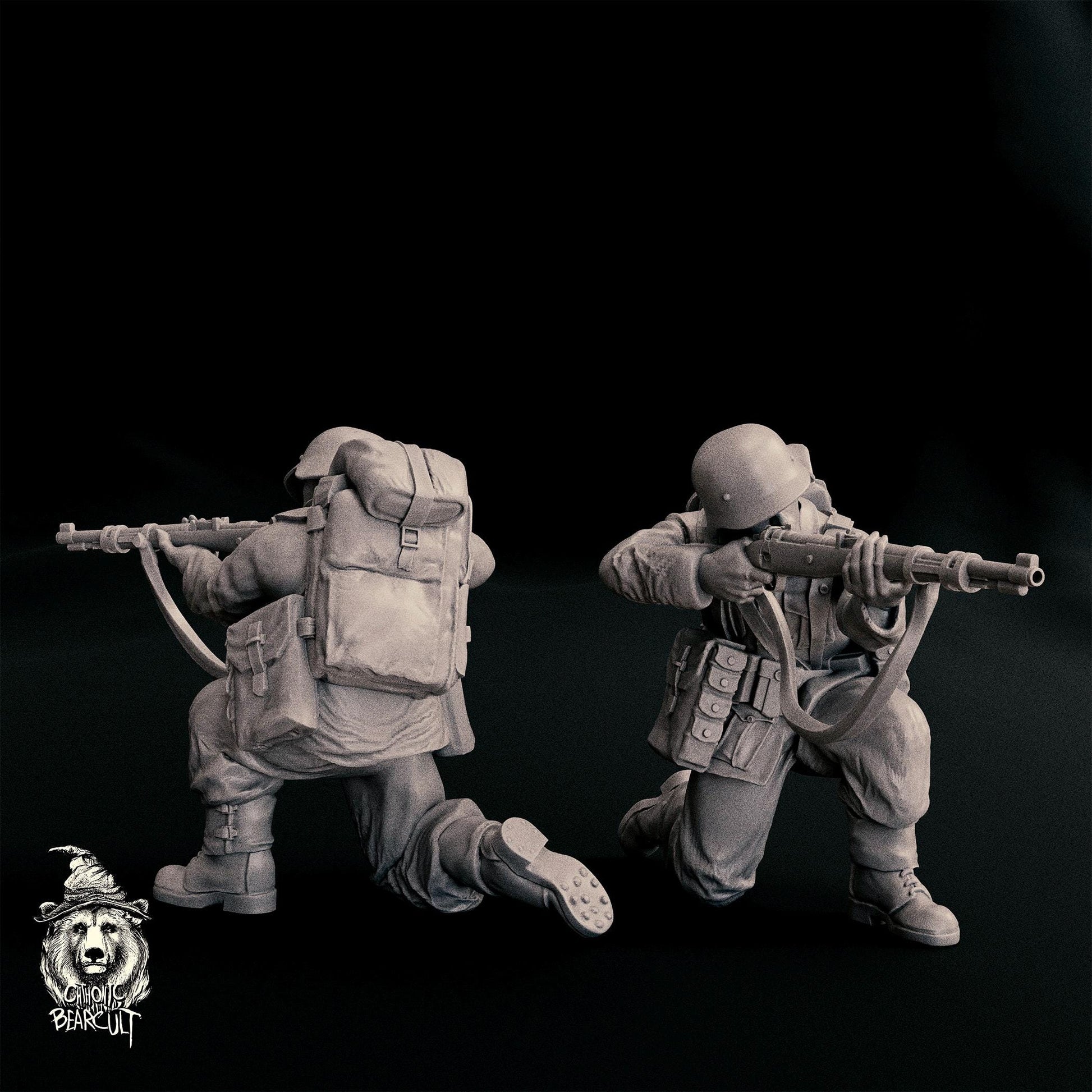 WWII German Assault Pioneer (4 models) Various Scales Historical Wargaming (US tariffs are pre-paid by us)