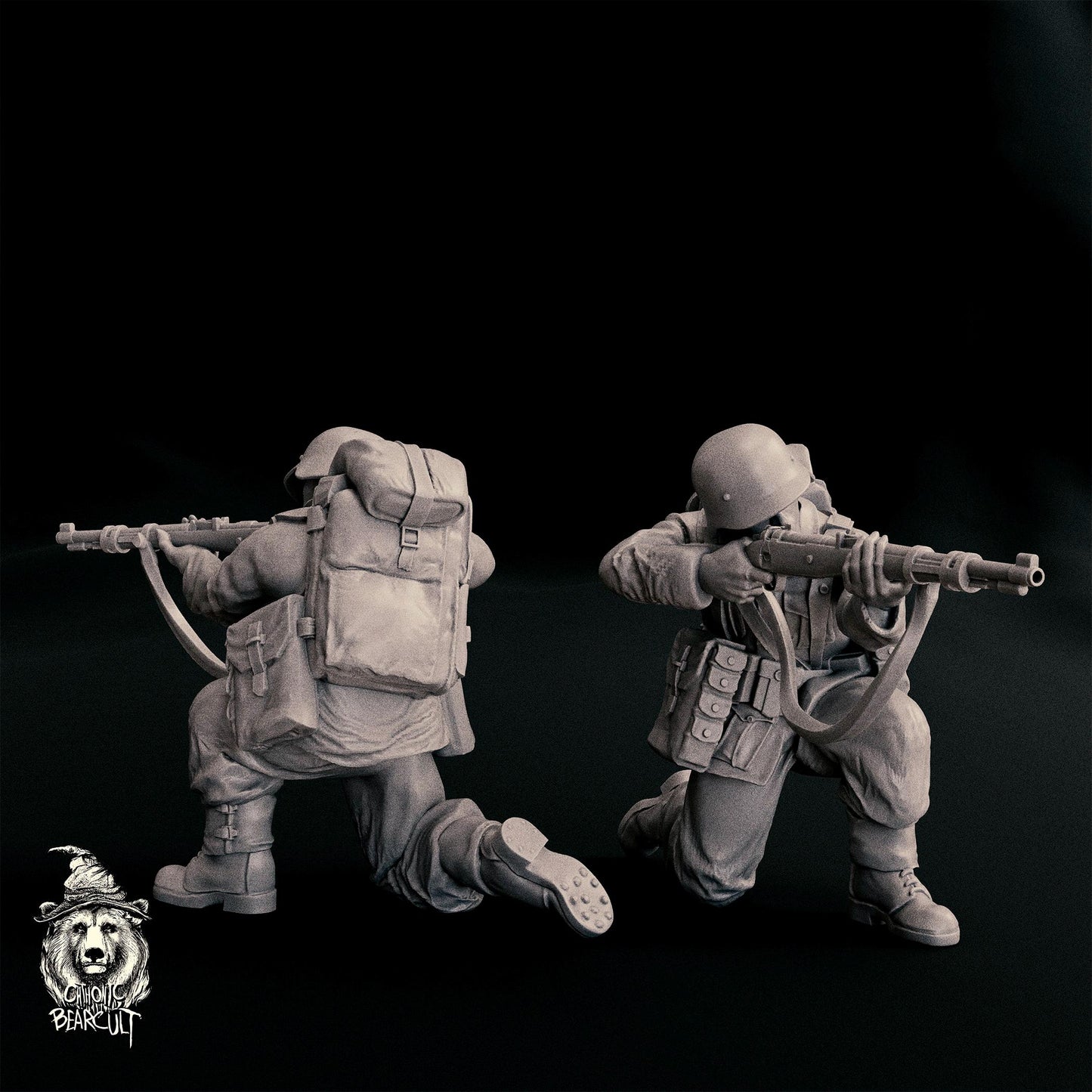 WWII German Assault Pioneer (4 models) Various Scales Historical Wargaming