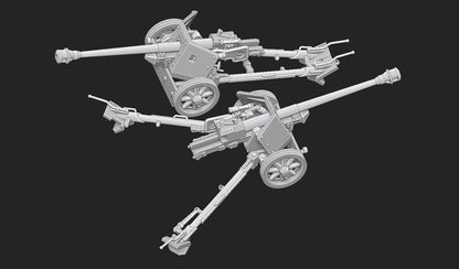 WWII German Pak 40 Gun with Crew (two versions) With Crew Various Scales Historical Wargaming (US tariffs are pre-paid by us)