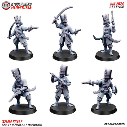 Ottoman Empire Janissary Handgun Unit (10 models) Various Scales Historical Wargaming (US tariffs are pre-paid by us)