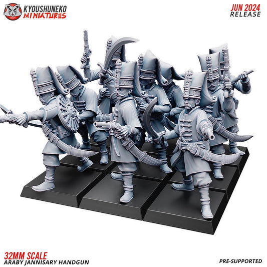 Ottoman Empire Janissary Handgun Unit (10 models) Various Scales Historical Wargaming