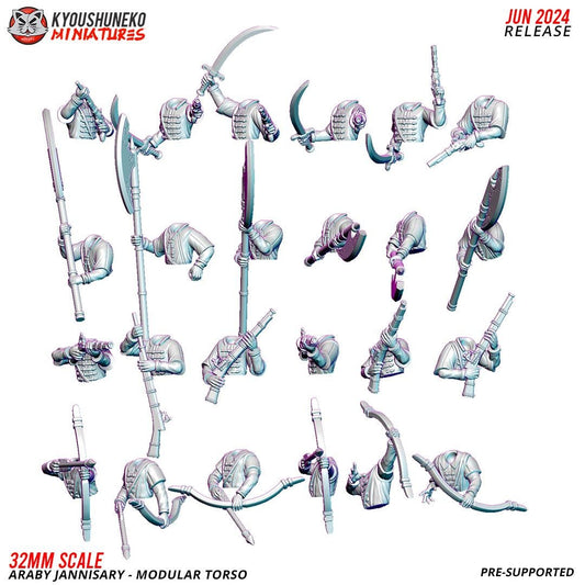 Ottoman Empire Janissary Multipart Unit (10 models) Various Scales and Weapons Historical Wargaming