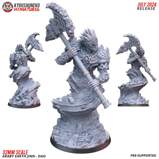 Arab Earth Jinn Dao Various Scales Fantasy Wargaming (US tariffs are pre-paid by us)