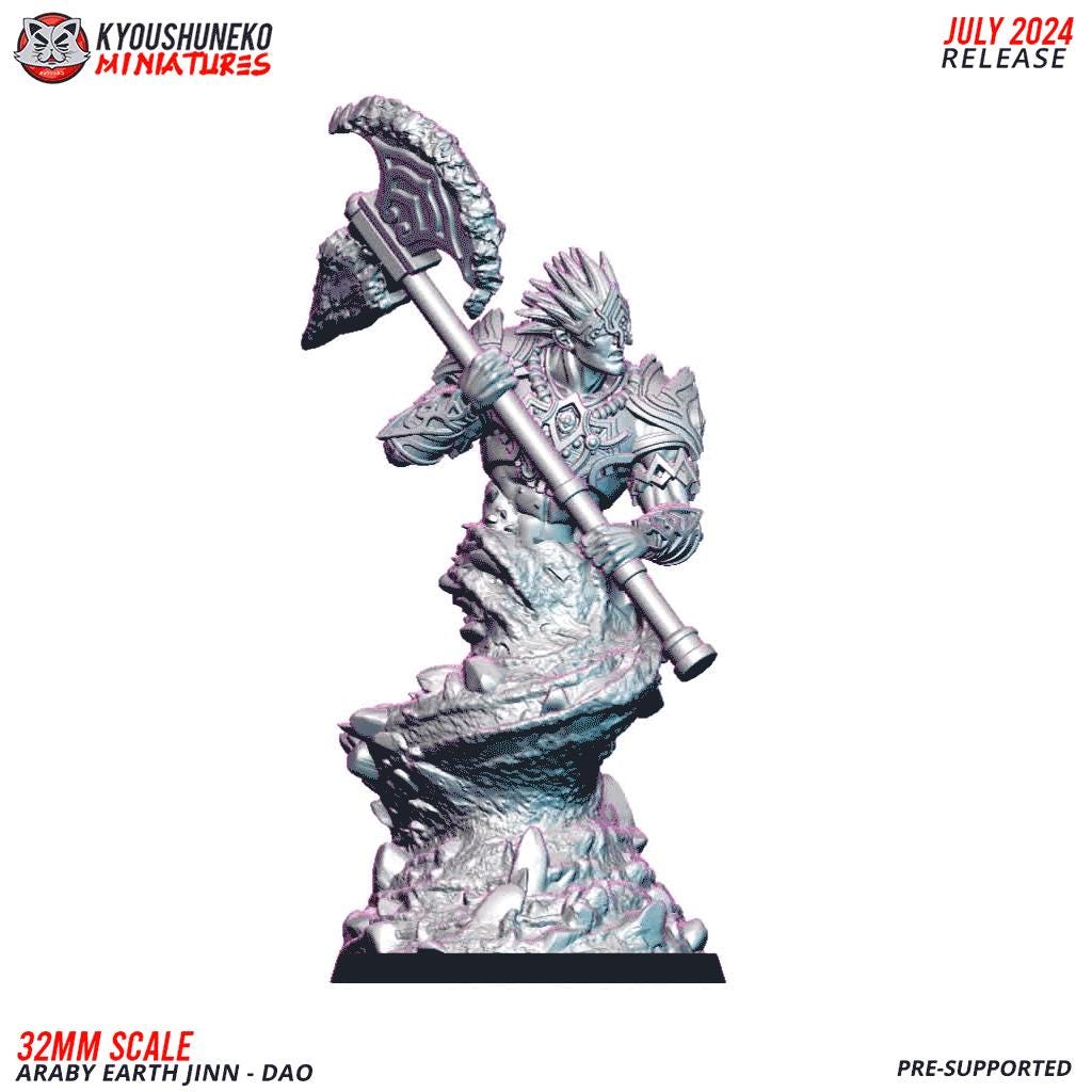 Arab Earth Jinn Dao Various Scales Fantasy Wargaming (US tariffs are pre-paid by us)