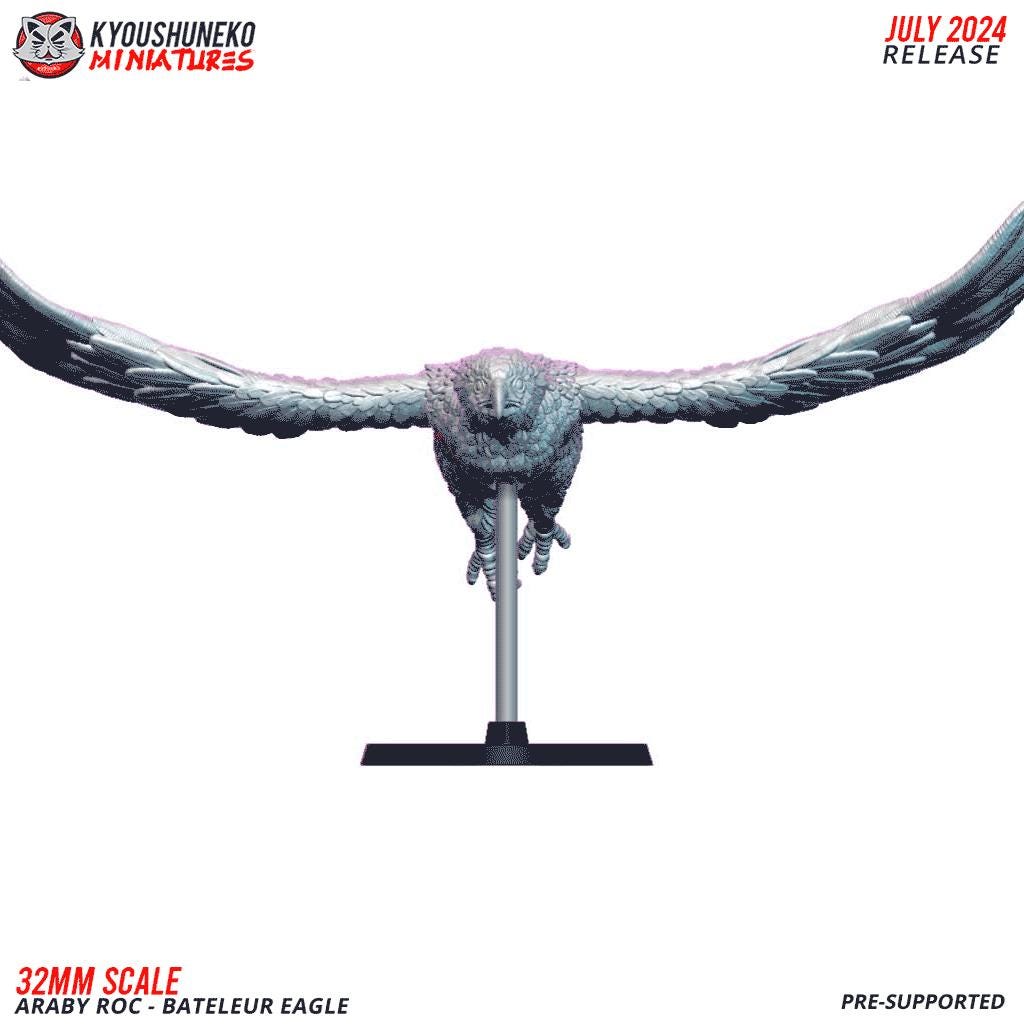 Arab Roc Bateleur Eagle Various Scales Fantasy Wargaming