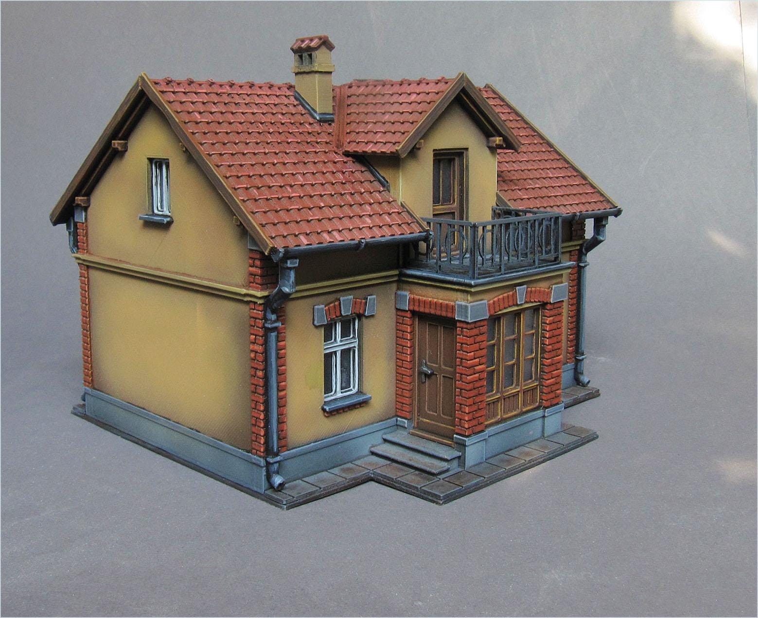 Wargaming Terrain Railwayman's House Various Scales Historical Wargaming