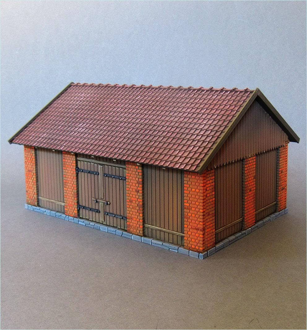 Wargaming Terrain Large Barn Various Scales Historical Wargaming (US tariffs are pre-paid by us)