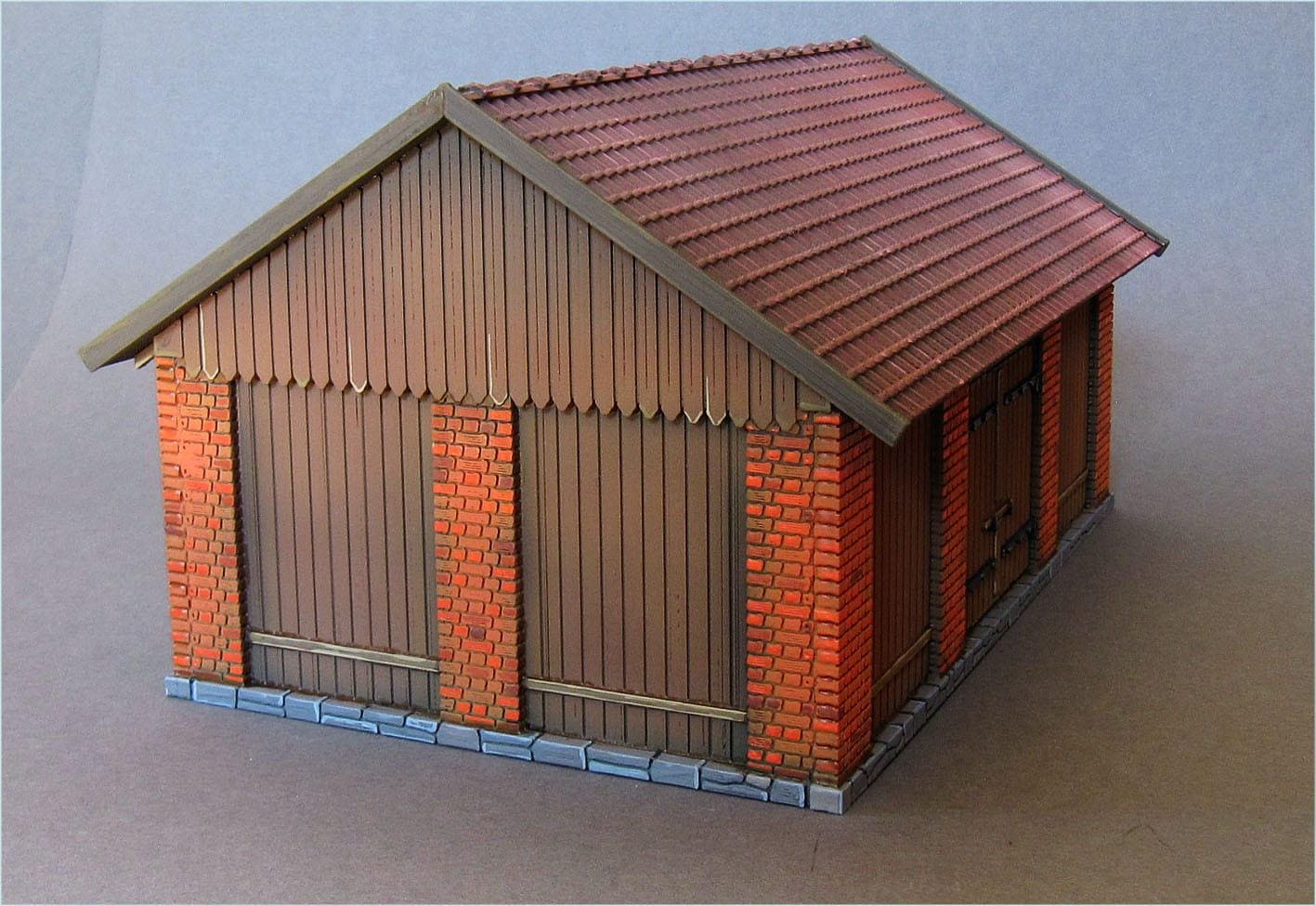 Wargaming Terrain Large Barn Various Scales Historical Wargaming
