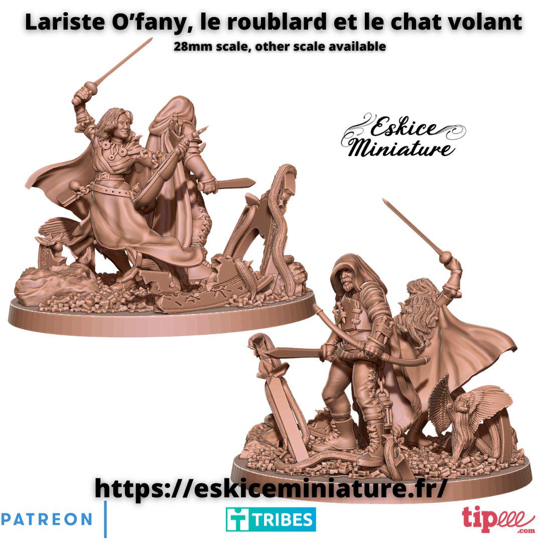 Medieval Lariste O'Fany Hero Various Scales Historical Wargaming (US tariffs are pre-paid by us)