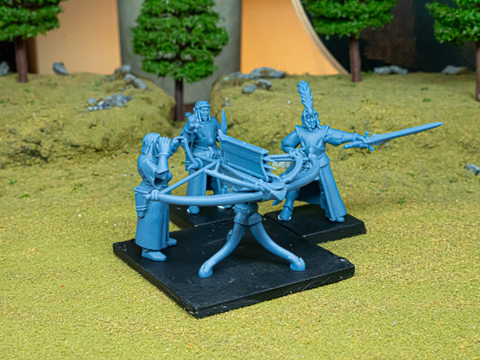 Aegean Elves Ballista with Crew Highland Miniatures Various Scales Fantasy Wargaming