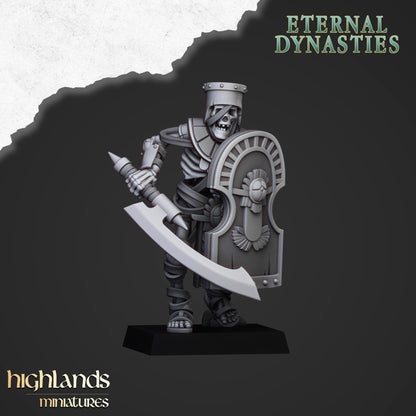 Eternal Dynasties Ancient Guard Unit (10 models) Highland Miniatures Various Scales Fantasy Wargaming
