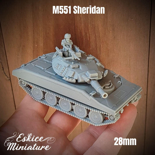 Vietnam War M551 Sheridan Tank Various Scales Historical Wargaming