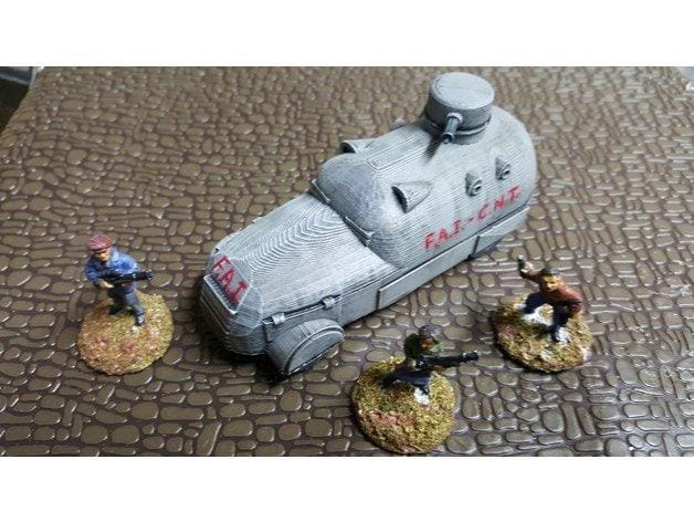 WWII Spanish Constructora Field Various Scales Historical Wargaming