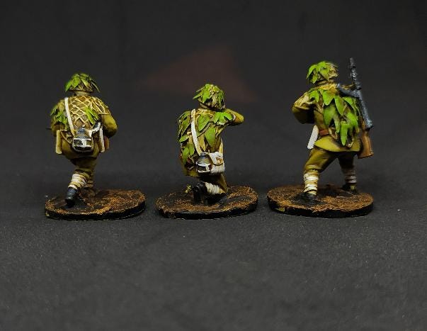 WWII Japanese Scouts Jungle Fighters (6 models) Various Scales Historical Wargaming (US tariffs are pre-paid by us)
