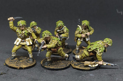 WWII Japanese Scouts Jungle Fighters (6 models) Various Scales Historical Wargaming (US tariffs are pre-paid by us)