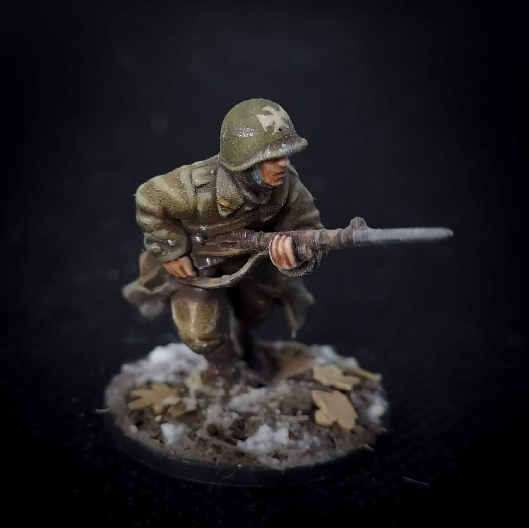 WWII Polish People's Army Infantry Squad (6 models) Various Scales Historical Wargaming