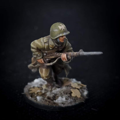WWII Polish People's Army Infantry Squad (6 models) Various Scales Historical Wargaming