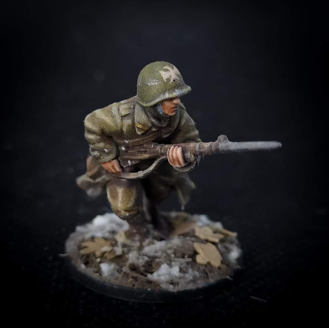 WWII Polish People's Army Infantry Squad (6 models) Various Scales Historical Wargaming (US tariffs are pre-paid by us)