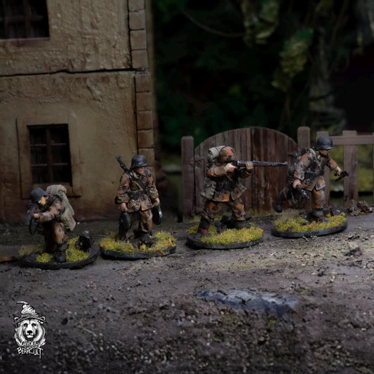 WWII German Assault Pioneer (4 models) Various Scales Historical Wargaming (US tariffs are pre-paid by us)