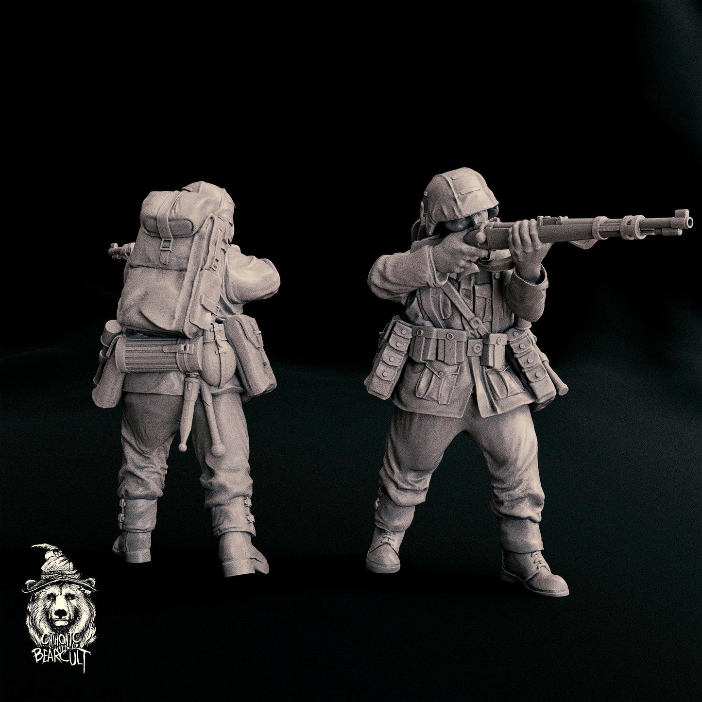 WWII German Assault Pioneer (4 models) Various Scales Historical Wargaming (US tariffs are pre-paid by us)