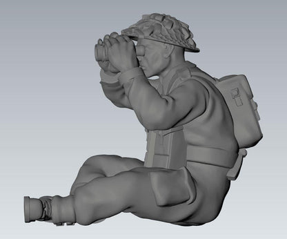 WWII British Sniper Team (2 models) Various Scales Historical Wargaming