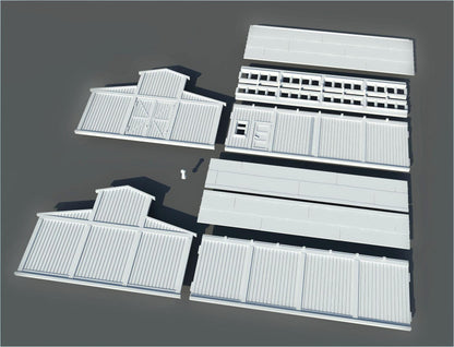Wargaming Terrain Large Barrack Various Scales Historical Wargaming