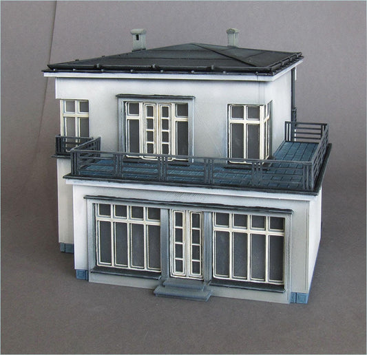 Wargaming Terrain Modernist Villa Various Scales Historical Wargaming