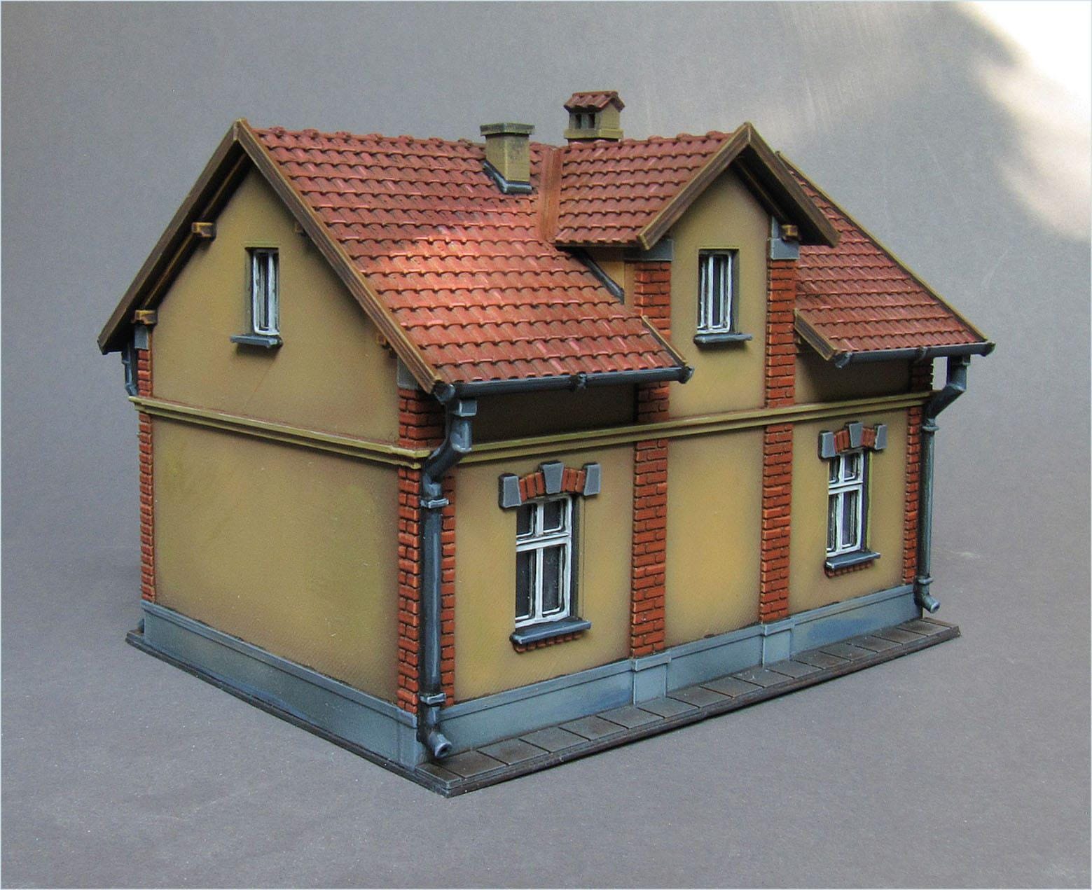 Wargaming Terrain Railwayman's House Various Scales Historical Wargaming